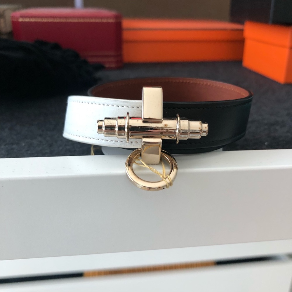 Givenchy Obsedia Wrap Bracelet Black/White